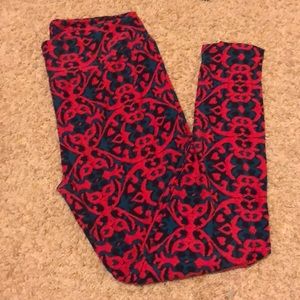 2 for $20... LuLaRoe Leggings Pink & Teal